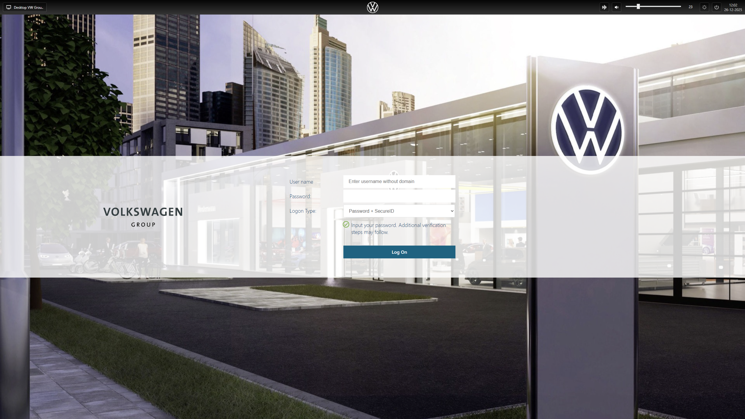 Volkswagen Group - Secure Web Solo KioskPlus
